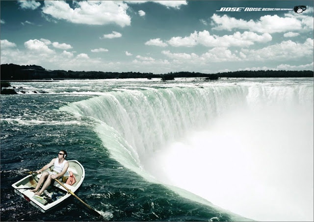 Bose Noise Reduction Headphones - Waterfall Ad