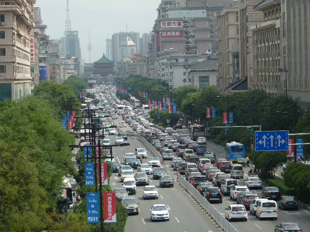 Traffic in Xian