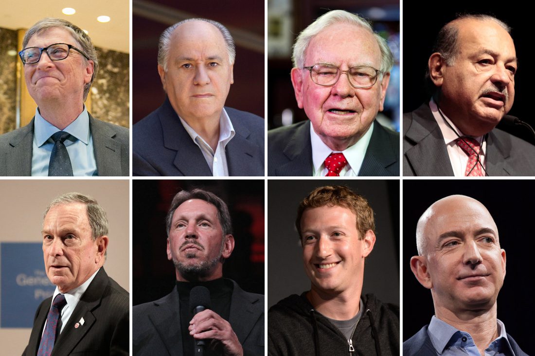 's 8 richest men