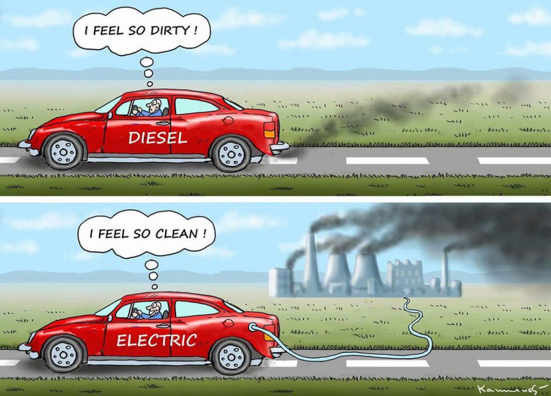 Electric Cars, Power Sources, and Truth in Advertising