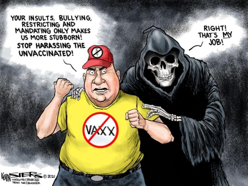 vaccination, anti-vax, covid, science, Kevin Siers, death