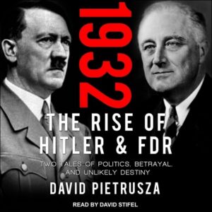 Cover of book with photos of Hitler and FDR