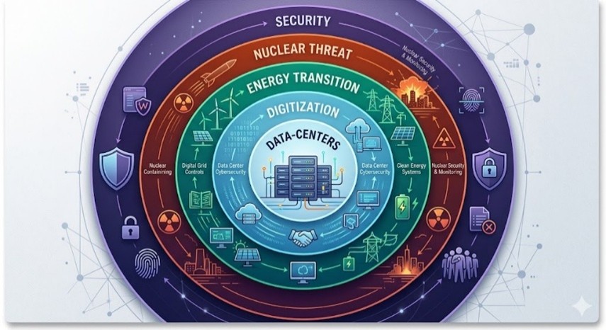 Concentric circles of ongoing global issues